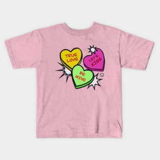 CANDY HEART LOVE Kids T-Shirt